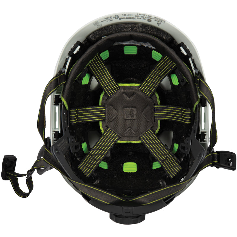 Fibre Metal Climbing Style Safety Helmet, Meets CSA Type 2, Ratchet Suspension, Non-Vented
