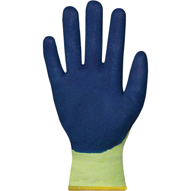 High-Visibility Cut Resistant S18TXLX Gloves, Size Large/9, 18 Gauge, Latex Coated, TenActiv™ Shell, ASTM ANSI Level A9