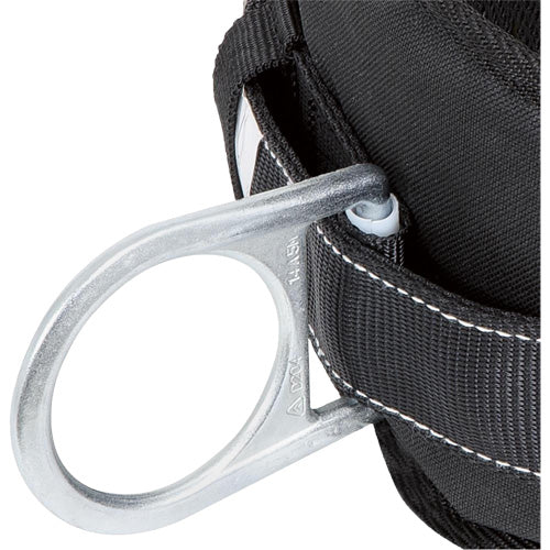WB-6020-L Safety Positioning 2 Side D-Rings Belt with Padded Lumbar Support - Large