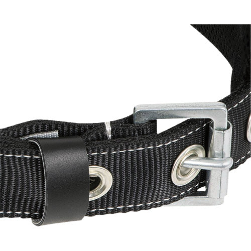 WB-6020-L Safety Positioning 2 Side D-Rings Belt with Padded Lumbar Support - Large