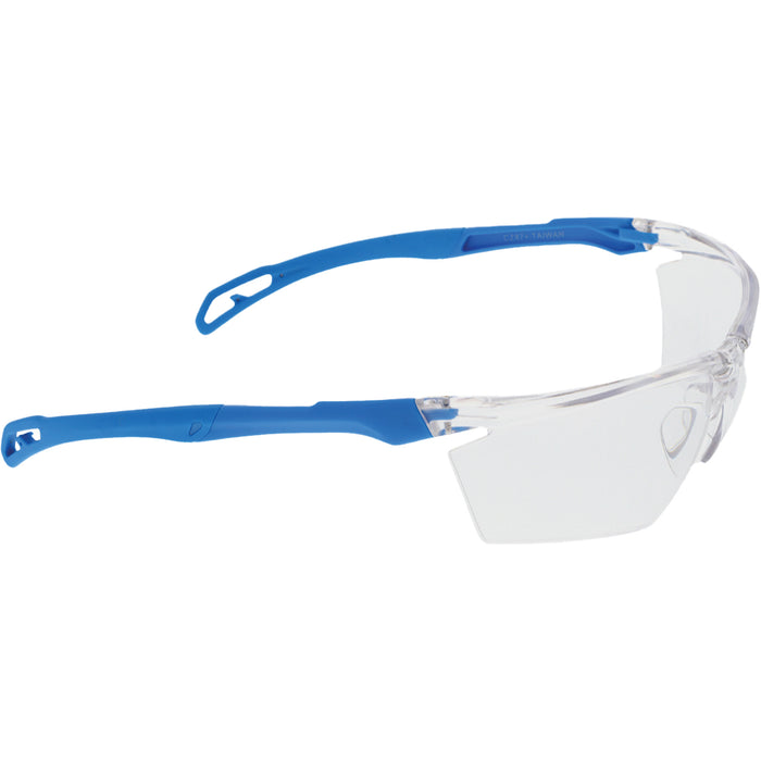 Dominator™ DM3-MD Series Metal Detectable / X-Ray Detectable UV-AF® Safety Glasses, Clear Lens, Anti-Fog, ANSI Z87+/Meets/Exceeds CSA Z94.3