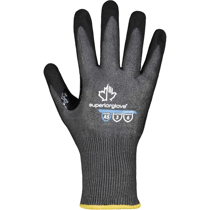 S18TAPN Cut-Resistant Gloves, Size 8, 18 Gauge, Nitrile Coated, TenActiv™ Shell, ASTM ANSI Level A5