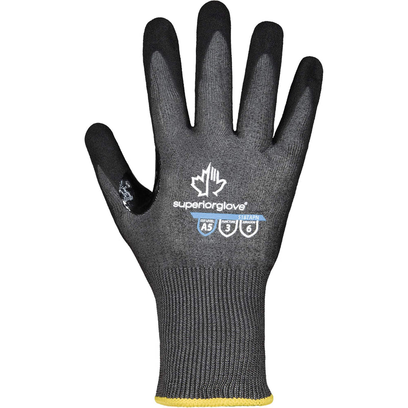 S18TAPN Cut-Resistant Gloves, Size 10, 18 Gauge, Nitrile Coated, TenActiv™ Shell, ASTM ANSI Level A5