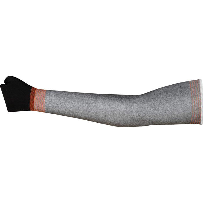 SL21TX18TE Ultra-Thin Cut Resistant Sleeves, TenActiv™, 18", ASTM ANSI Level A9, Grey