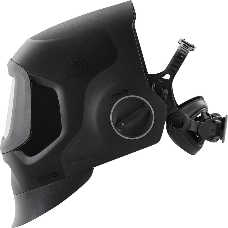 Speedglas™ G5-03 Pro Black Fixed Front Welding Helmet, 2.8" L x 4.3" W View Area, 8-14/3/5 Shade Range, Black