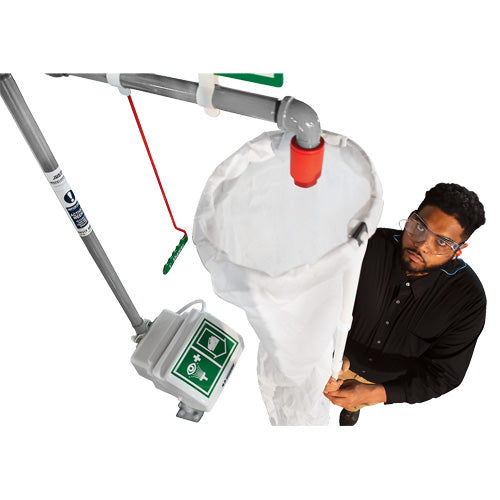 Safety Shower Test Kit with Bucket & Shower Sock