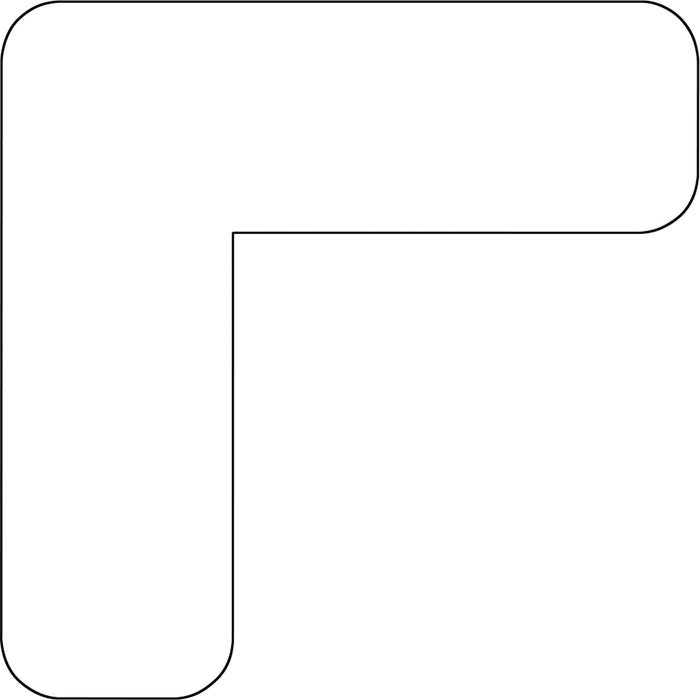 Durastripe Xtreme Angle à 90 degrés pour coins arrondis