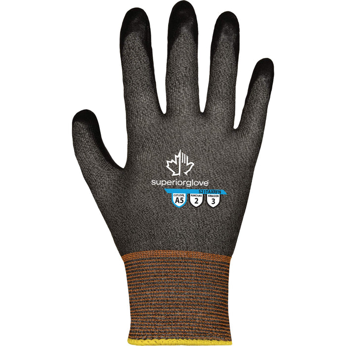 S21TAXRFN Ultra-Thin Cut-Resistant Gloves, Size 9, 21 Gauge, Foam Nitrile Coated, TenActiv™ Shell, ASTM ANSI Level A5