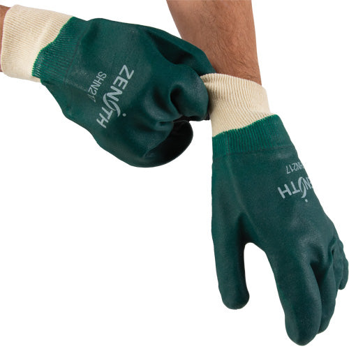 Double Dipped Green Gloves