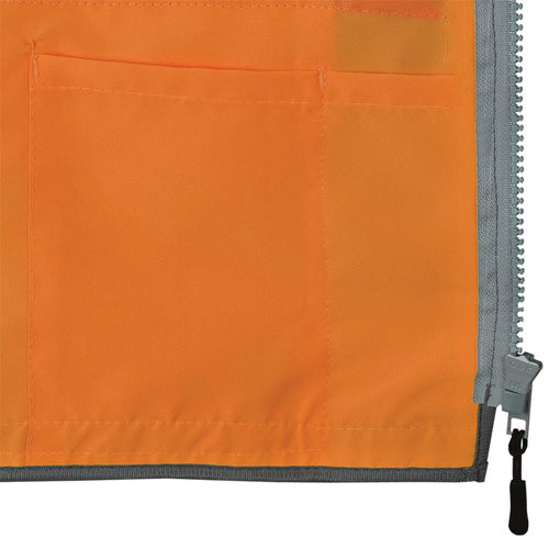 Pioneer Mesh Back Zip Front Surveyor Safety Vest