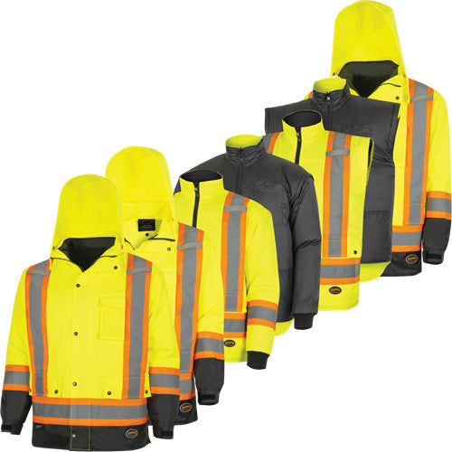 5057 Pioneer® Yukon 7-in-1 Waterproof Winter Safety Parka