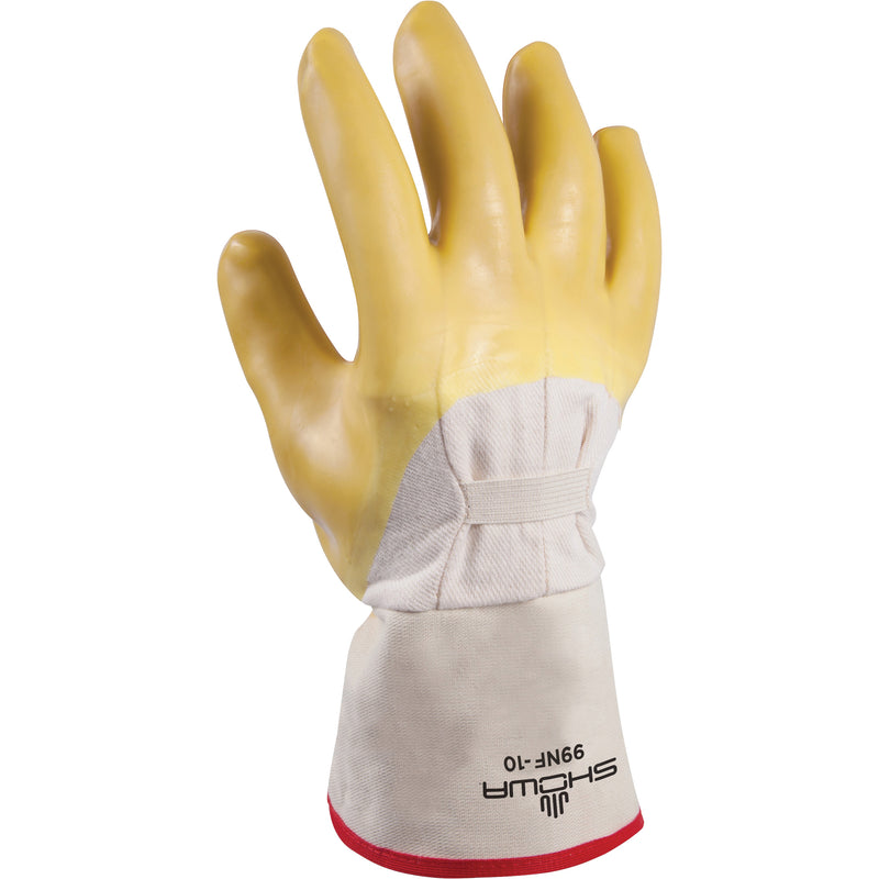Nitty Gritty® Gloves, 10, Latex Coating, Cotton Shell