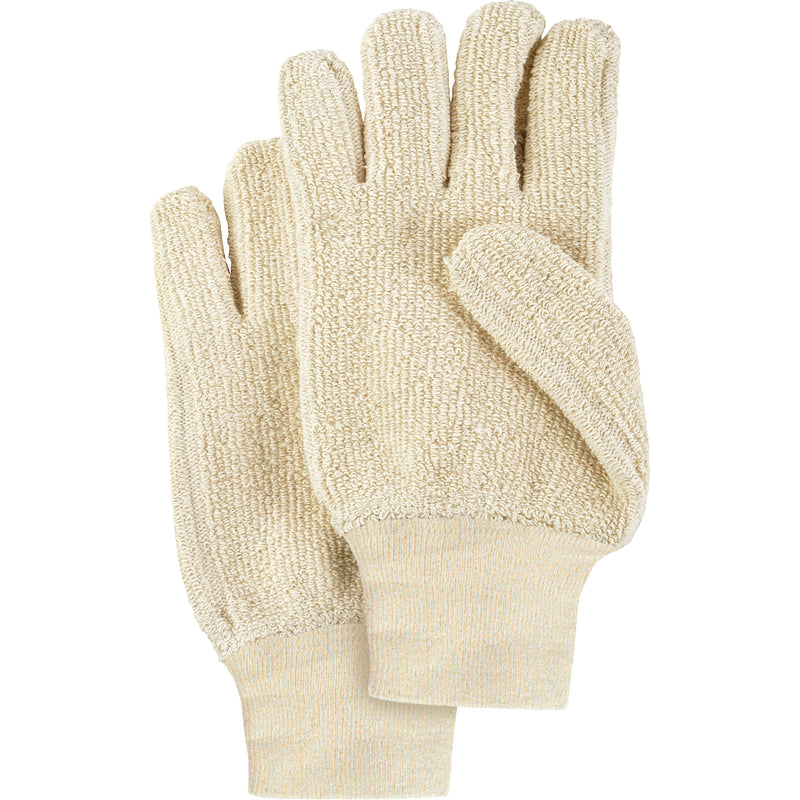 Heat-Resistant Gloves, Terry Cloth, Large, Protects Up To 200° F (93° C)