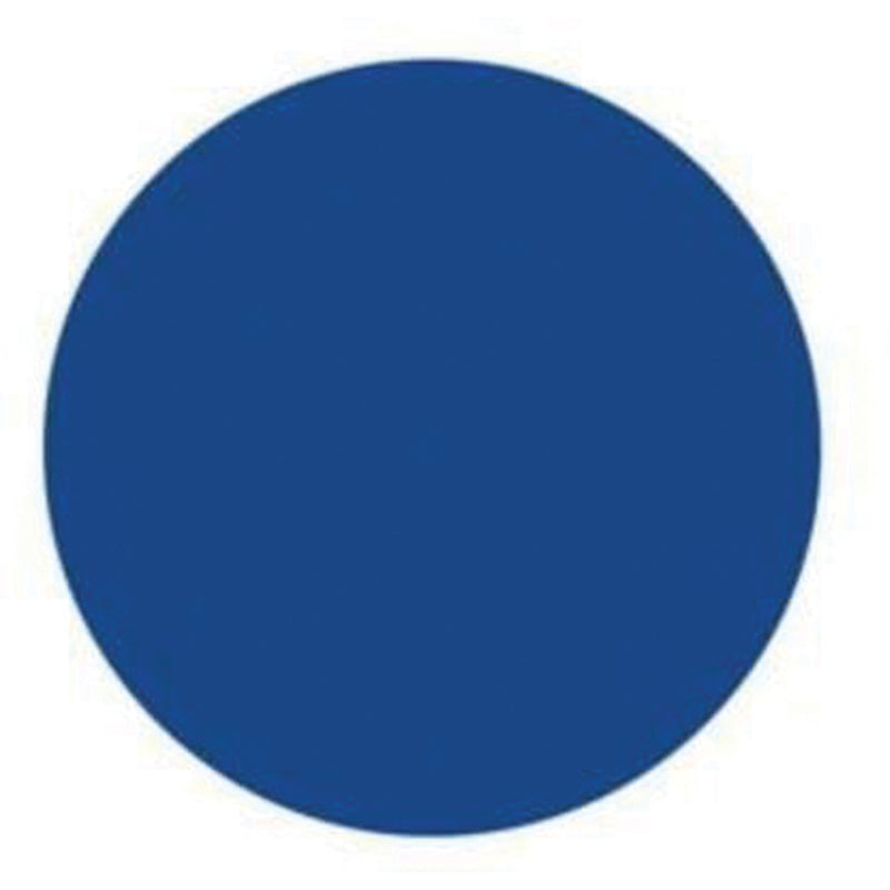 Round Write-On Labels, Circle, 3" L x 3" W, Blue