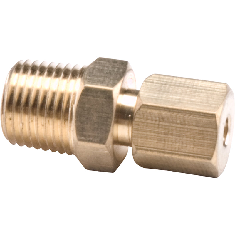 Compression Connectors - Tube to Male Pipe, 3/16" x 1/4"
