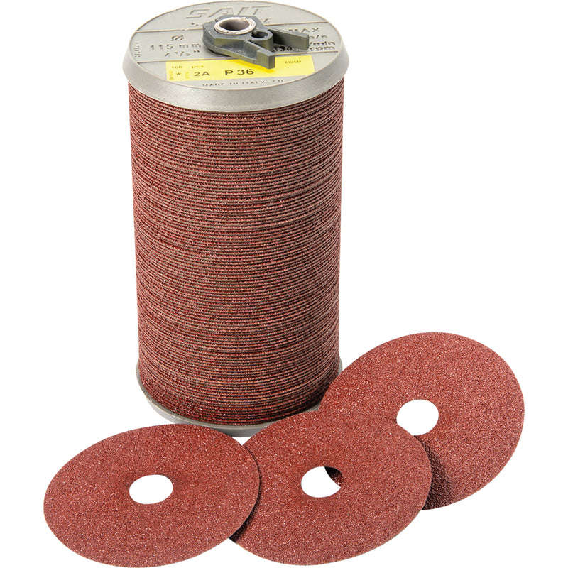Blue Line™ General Purpose Fibre Disc, Aluminum Oxide, 24, 7" Dia x 7/8" Arbor