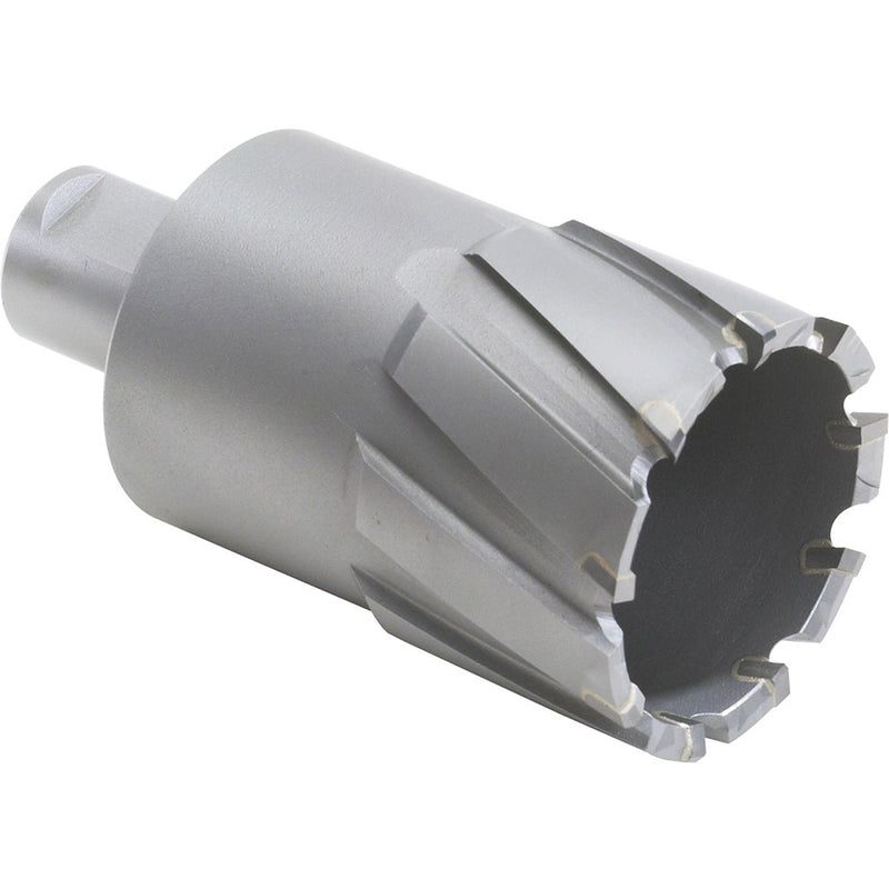 Core Cut Annular Cutter, 1-1/8" Diameter, Carbide, 2" Depth of Cut, 3/4" Shank
