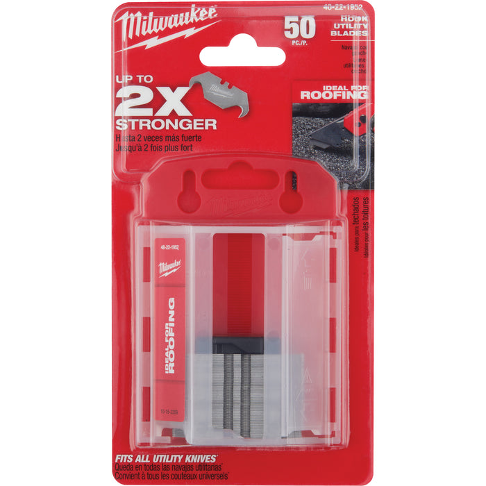 Hook Utility Knife Blades with Dispenser