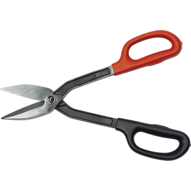 Tinner Snips, 2-3/4" Cut Length, Straight Cut