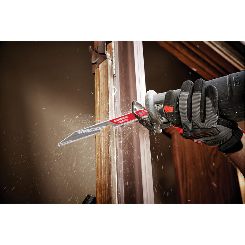 Wrecker™ Sawzall® Blade, Carbide, 6 TPI, 6" L x 1" W