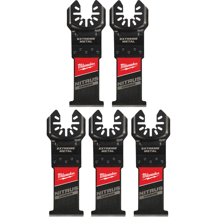 Nitrus Carbide™ Extreme Metal Universal Fit Open-Lok™ Oscillating Multi-Tool Blades