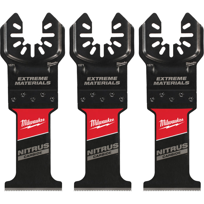 Nitrus Carbide™ Extreme Materials Universal Fit Open-Lok™ Oscillating Multi-Tool Blades