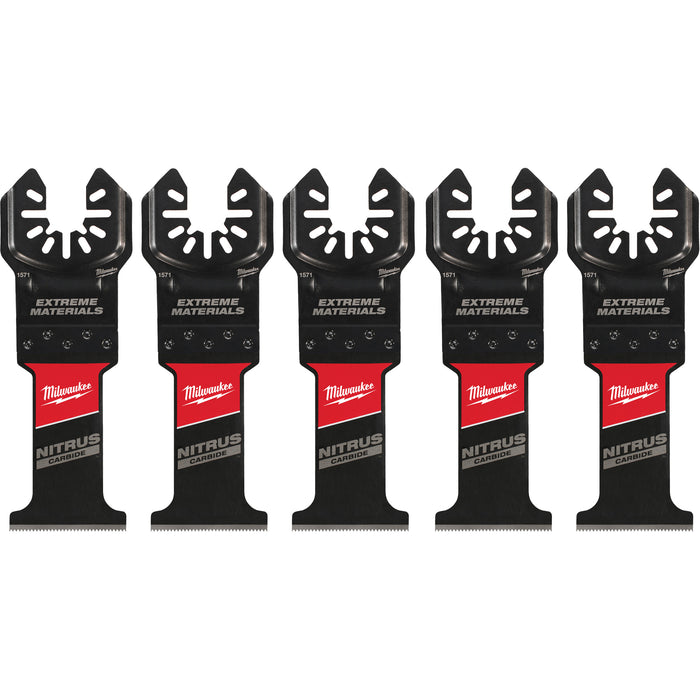 Nitrus Carbide™ Extreme Materials Universal Fit Open-Lok™ Oscillating Multi-Tool Blades