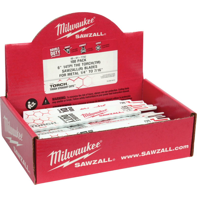 The Torch™ Sawzall® Blade, Bi-Metal, 18 TPI, 6" L x 1" W