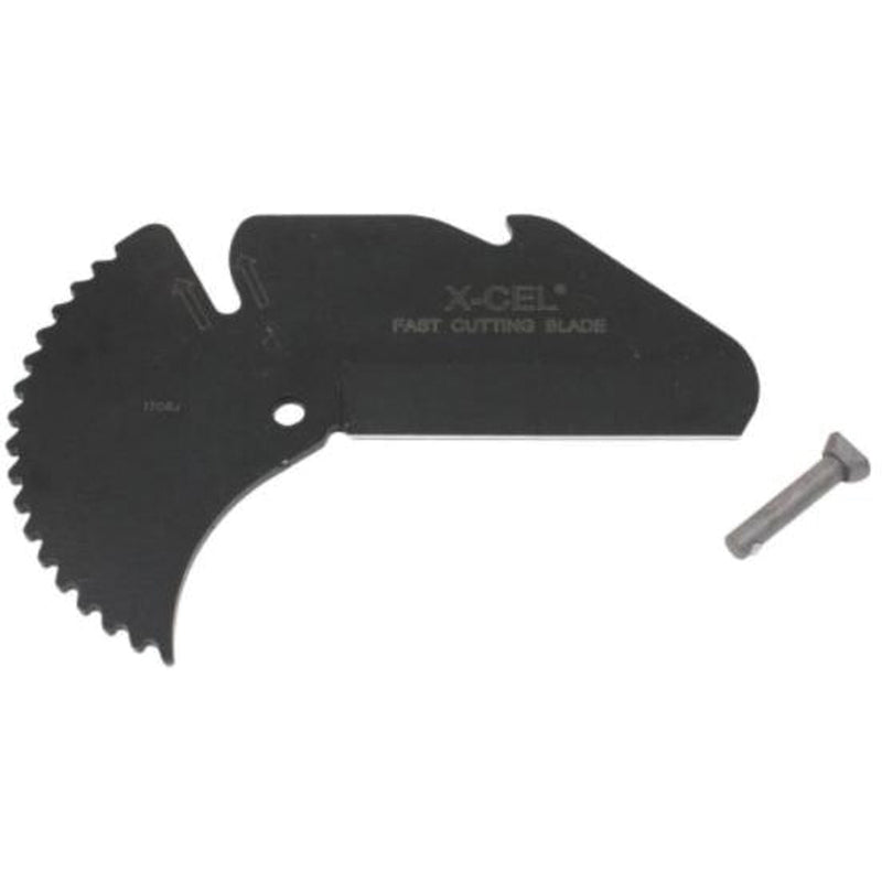Large Diameter Ratcheting Plastic Pipe and Tubing Cutter, 2-3/8" Capacity