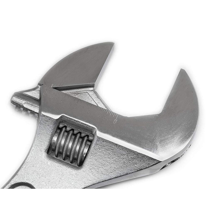 Adjustable Tapered Handle Wrench - Carded, 24" L, 2-7/16"/62 mm Max Width, Chrome/Polished