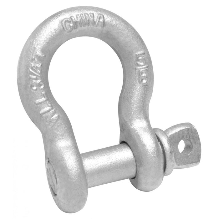 Anchor Shackle, 1/4", Screw Pin, Hot Dip Galvanized