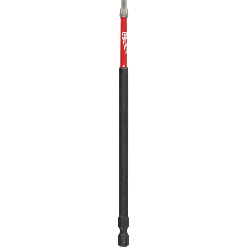 Shockwave™ Impact Power Bit, Torx, T-25 Tip, 1/4" Drive Size, 6" Length