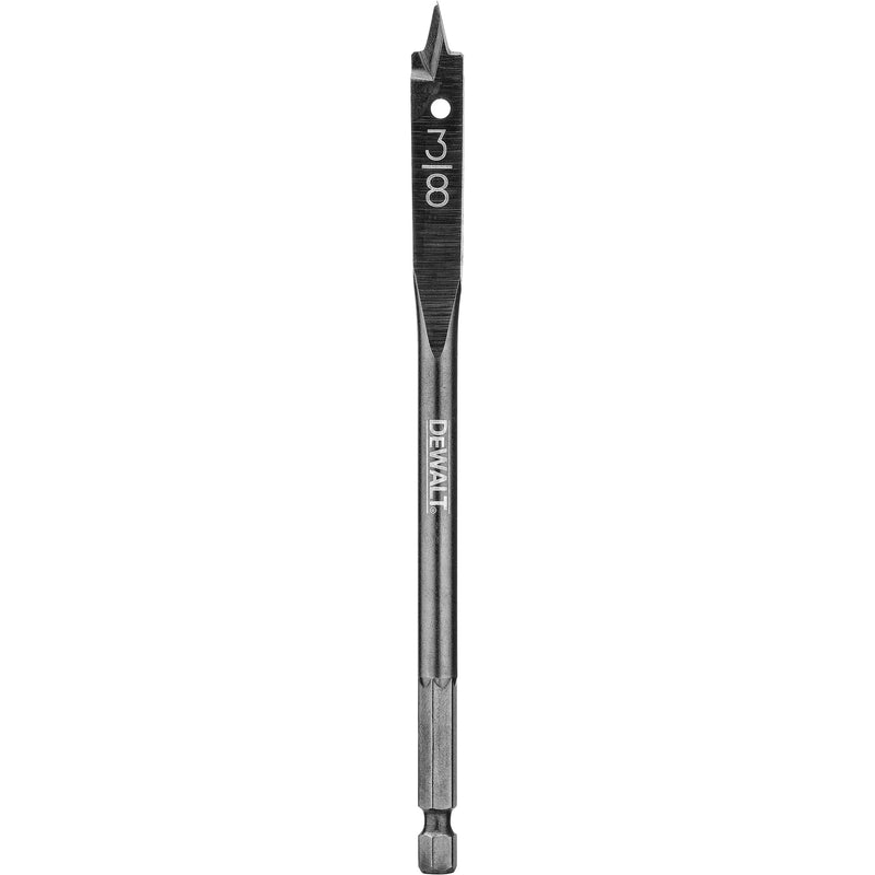 Spade Drill Bit, 3/8" Diameter, 3/8" Shank, 6" Length