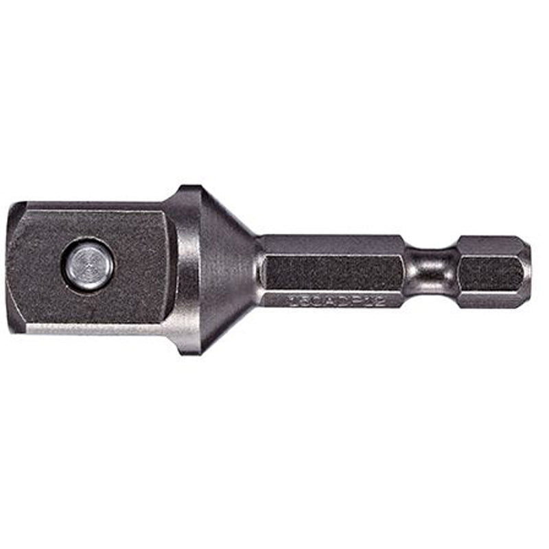 Adapter & Extension, 1/4" Drive Size, 1/2" Male Size, Pin, 2" L