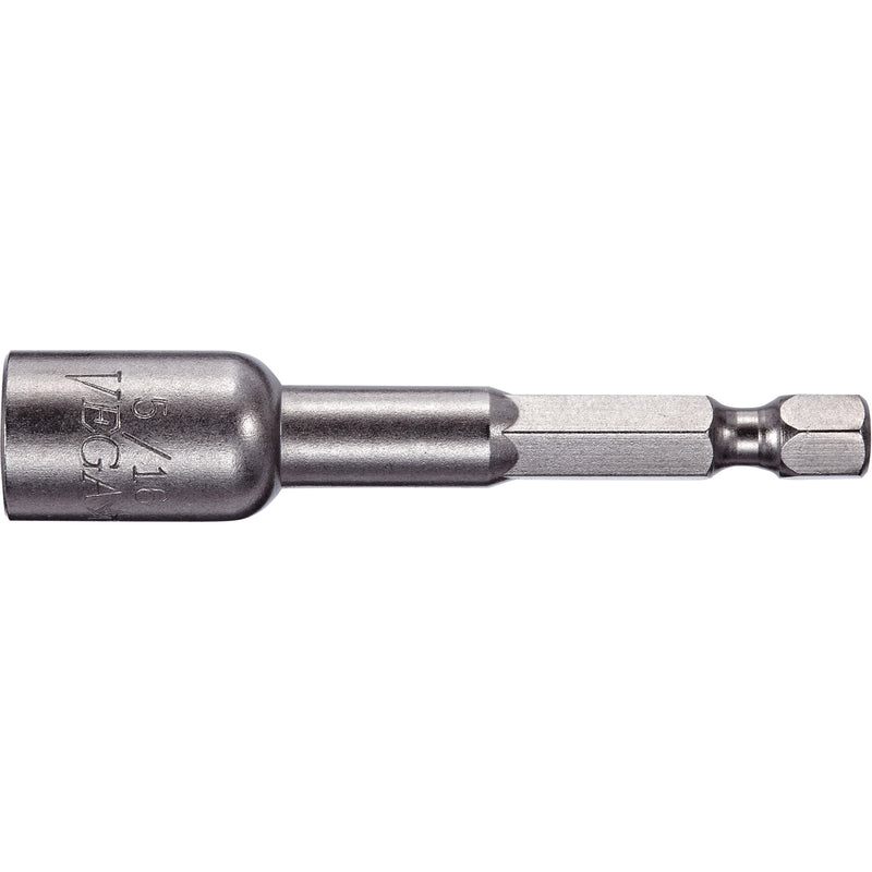 Nutsetter, 5/16" Tip, 1/4" Drive, 1-3/4" L, Magnetic