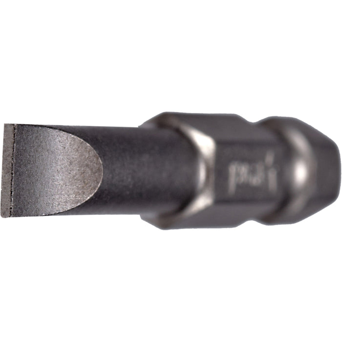 Power Bit, Slot, 0.036 x 0.232 Tip, 1/4" Drive Size, 6" Length