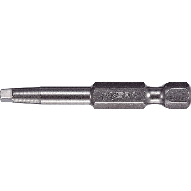 Power Bit, Square, #1 Tip, 1/4" Drive Size, 2-3/4" Length