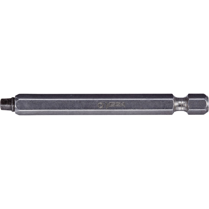 Two-Piece Construction Power Bit, Square, #1 Tip, 1/4" Drive Size, 3-1/2" Length