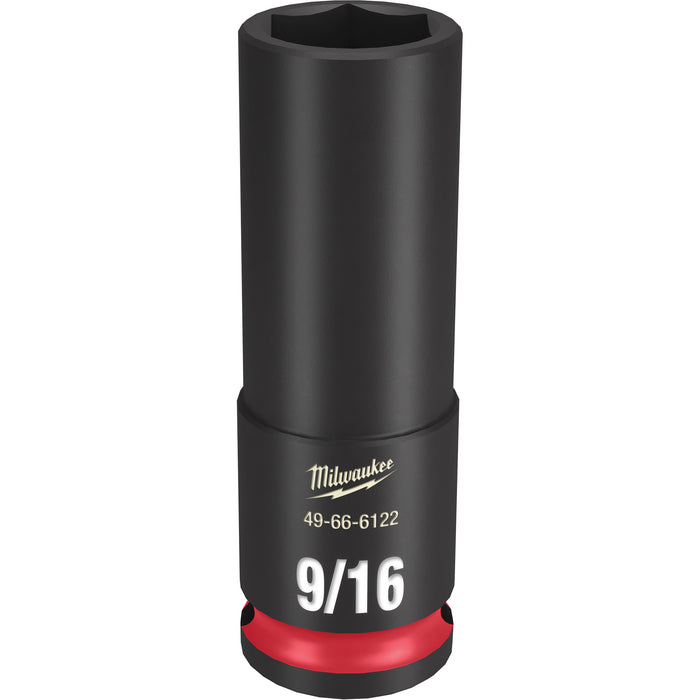 Shockwave™ Impact Duty™ Socket, Power, 9/16", 3/8" Drive, 6 Points, Deep
