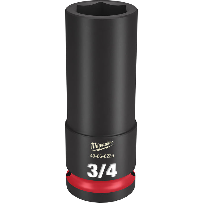 Shockwave™ Impact Duty™ Socket, Power, 3/4", 1/2" Drive, 6 Points, Deep