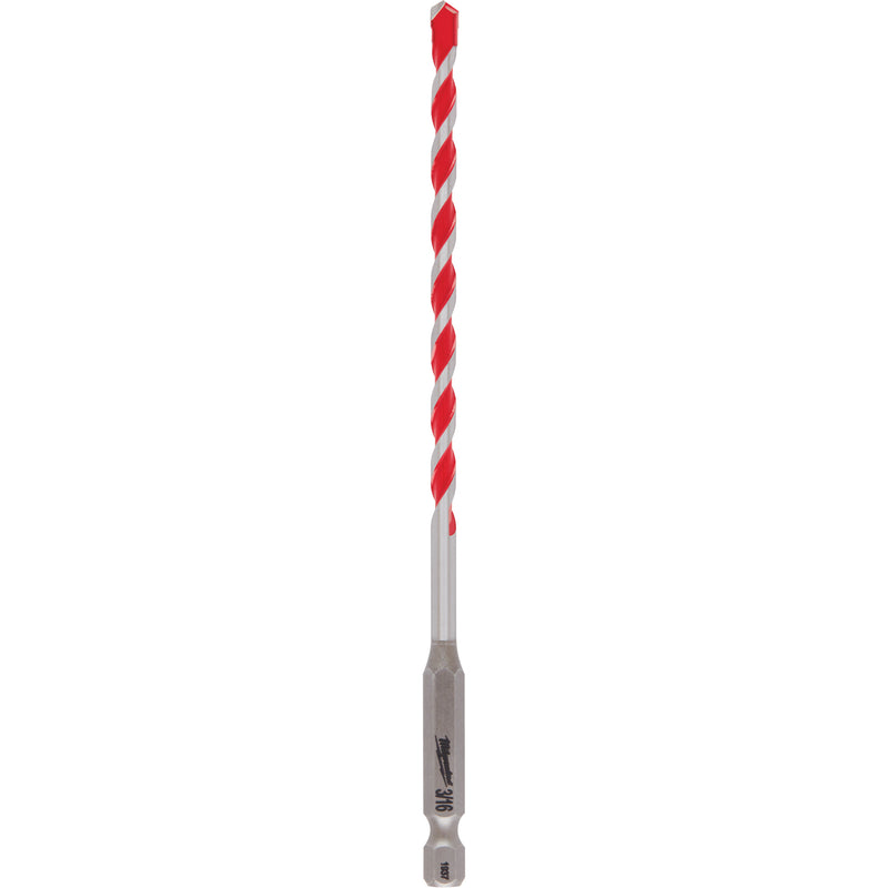 Shockwave™ Hammer Drill Bit, 3/16", Hex Shank, Carbide