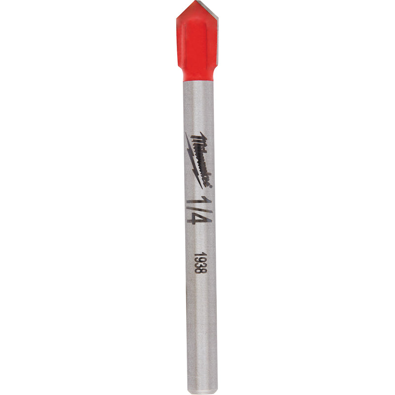 Glass & Tile Bit, 1/4", Carbide