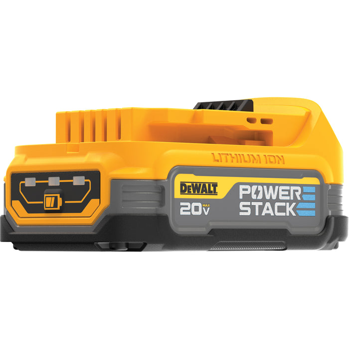 Max* Powerstack™ Compact Battery Kit & Charger, Lithium-Ion, 20 V, 1.7 A