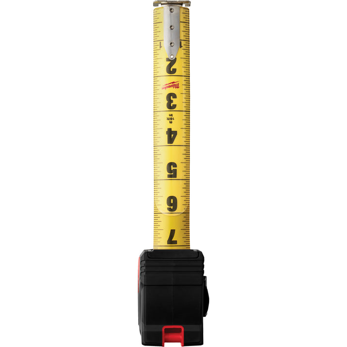 Compact Wide Blade Tape Measure, 1-1/8"/30 mm x 16'/5 m, Imperial & Metric Graduations