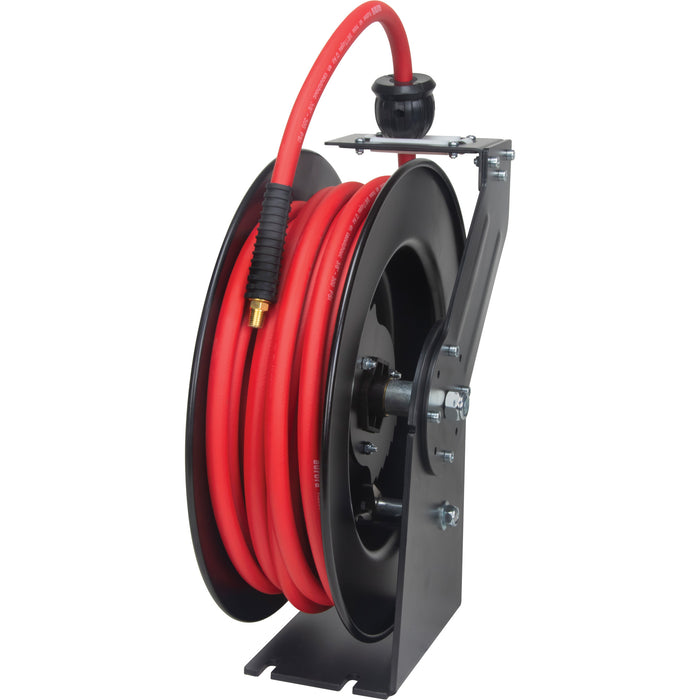 Hose Reel, Air/Water, 1/2" x 50', Single Hose, 300 psi