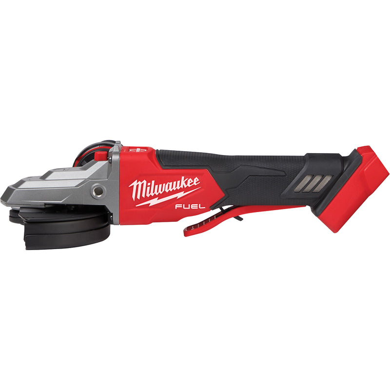 M18 Fuel™ Flathead Braking Grinder with Lock-On Slide Switch, 18 V, 5" Chuck, Lithium-Ion