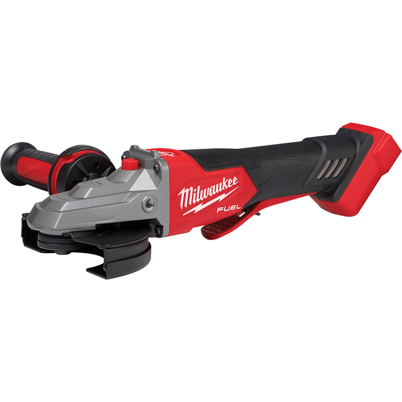 M18 Fuel™ Flathead Braking Grinder with Lock-On Slide Switch, 18 V, 5" Chuck, Lithium-Ion
