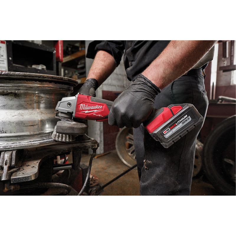 M18 Fuel™ Variable Speed Braking Grinder with No-Lock Paddle Switch, 18 V, 5"/4-1/2" Chuck, Lithium-Ion