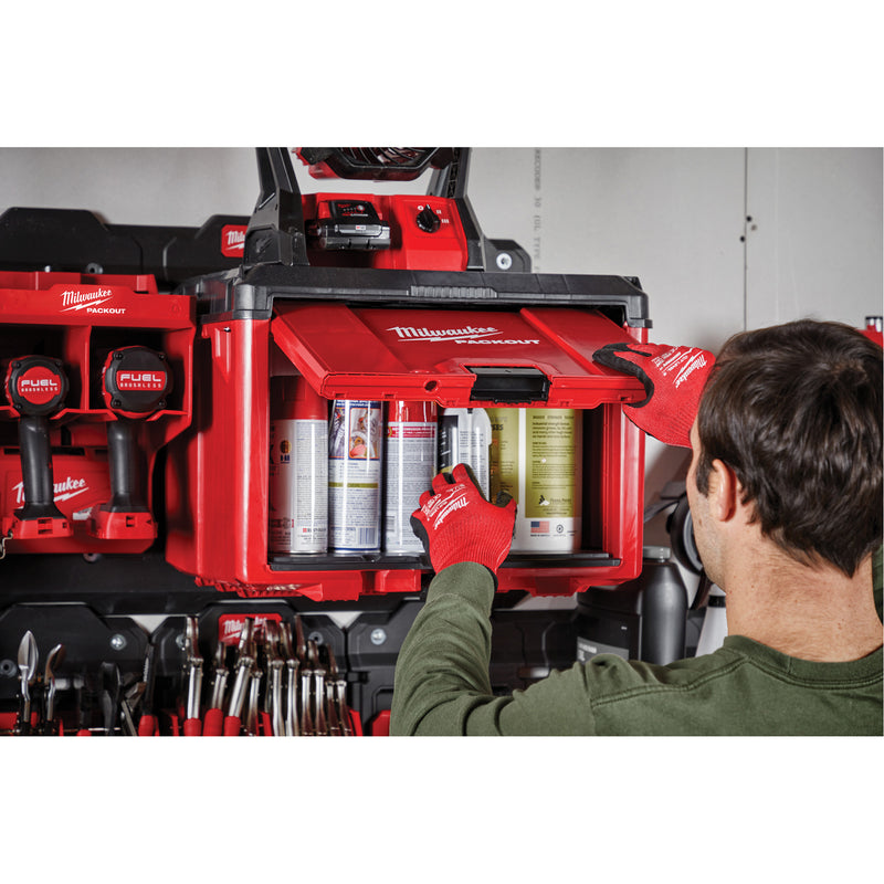 Packout™ Tool Cabinet, 15" x 15" x 20", Black/Red
