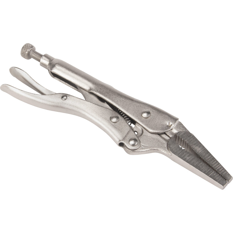 Locking Pliers with Wire Cutter, 6-1/2" Length, Long Nose